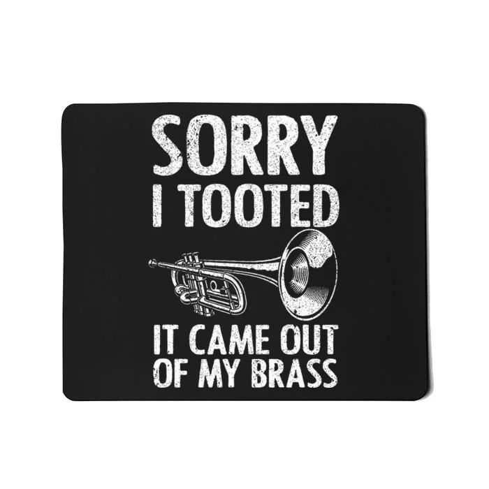 Cool Trumpet For Trumpet Player Jazz Band Trombone Mousepad