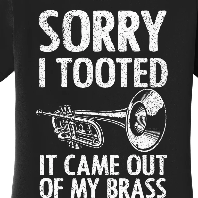 Cool Trumpet For Trumpet Player Jazz Band Trombone Women's T-Shirt