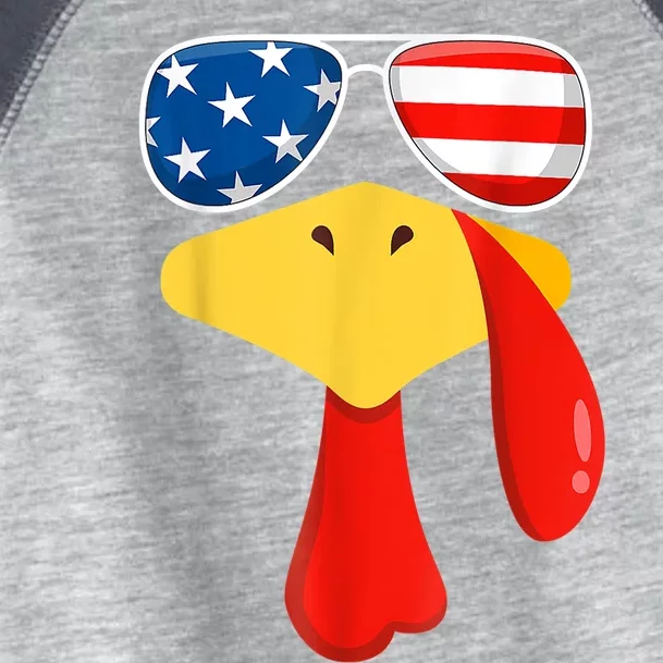 Cool Turkey Face Sunglasses Gobble Funny Thanksgiving Gifts Toddler Fine Jersey T-Shirt