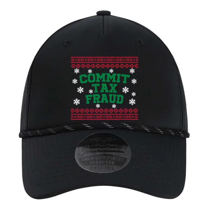 Commit Tax Fraud Ugly Christmas Tacky Holiday Performance The Dyno Cap