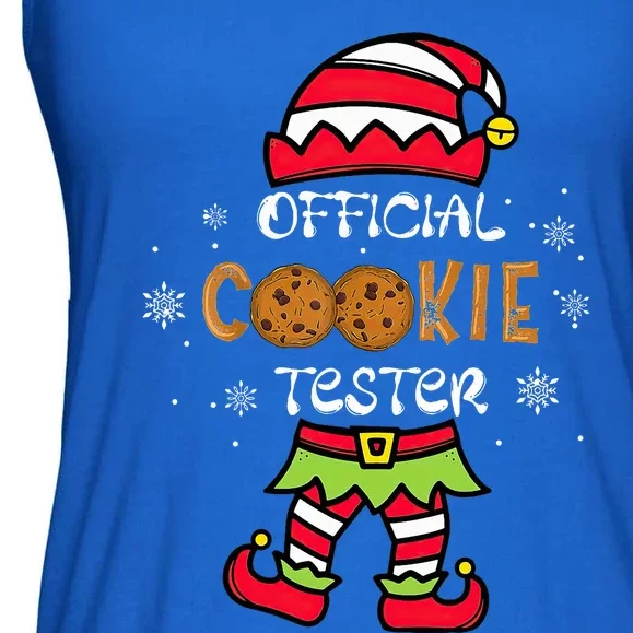 Cookie Tester Family Christmas Pajamas Ladies Essential Flowy Tank