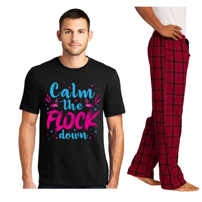 Calm The Flock Down Flamingo T Pajama Set