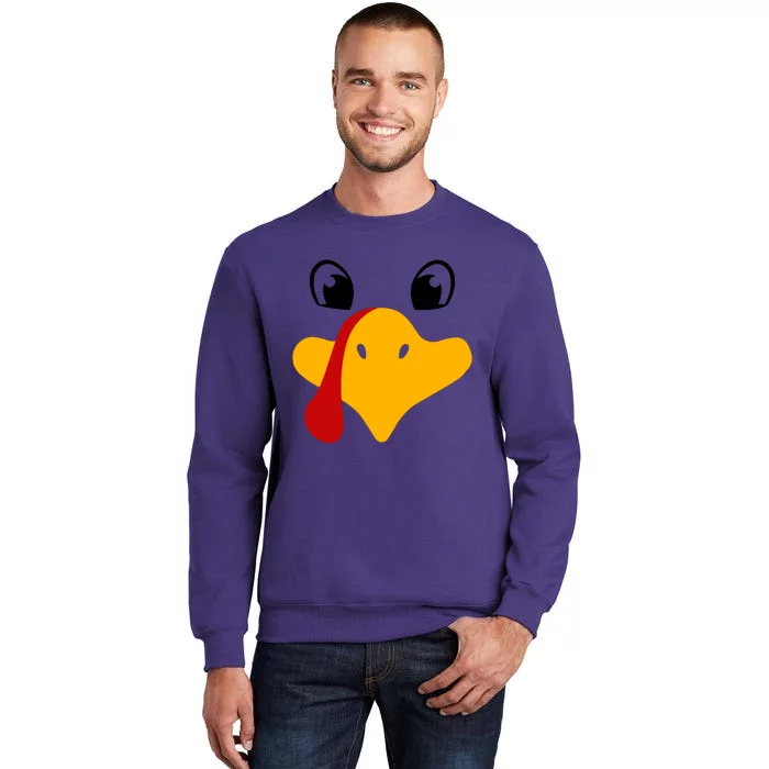 Cute Turkey Face Sweatshirt