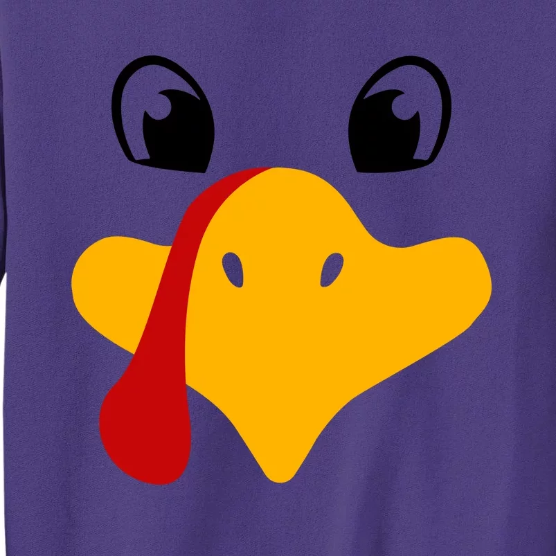 Cute Turkey Face Sweatshirt