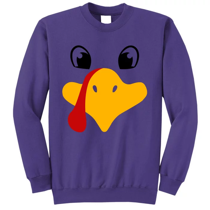 Cute Turkey Face Sweatshirt