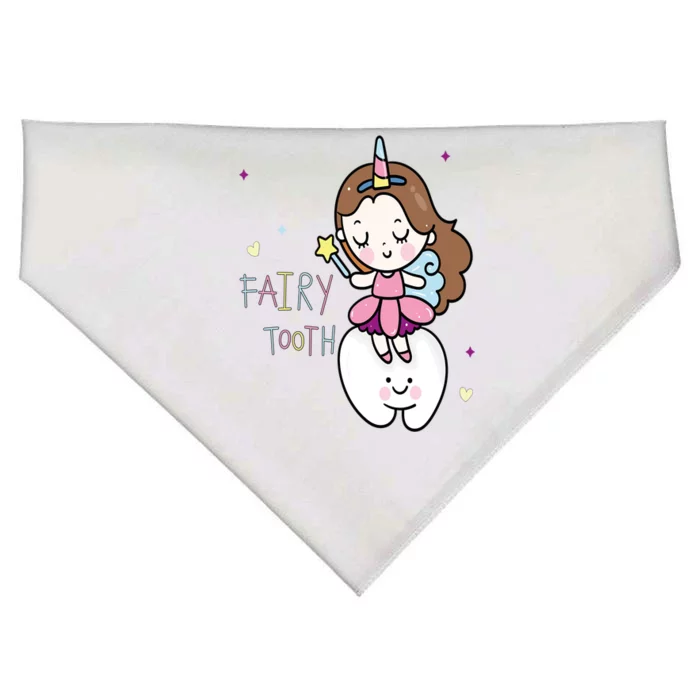 Cute Tooth Fairy Costume For Funny Gift USA-Made Doggie Bandana