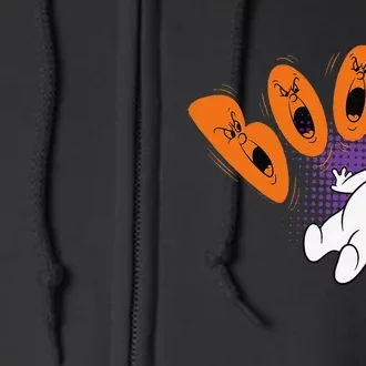 Casper The Friendly Ghost Halloween Boo Full Zip Hoodie