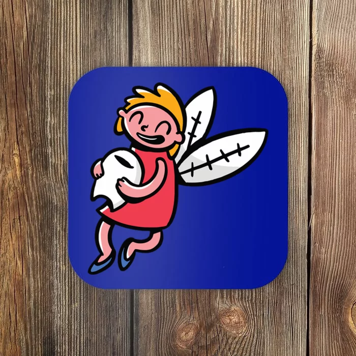 Cute Tooth Fairy I I Dentist I Tooth Fairy Gift Coaster