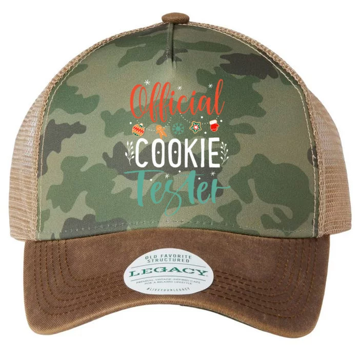 Cookie Tester Funny Christmas Couples Matching Legacy Tie Dye Trucker Hat