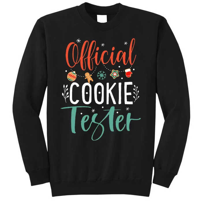 Cookie Tester Funny Christmas Couples Matching Sweatshirt