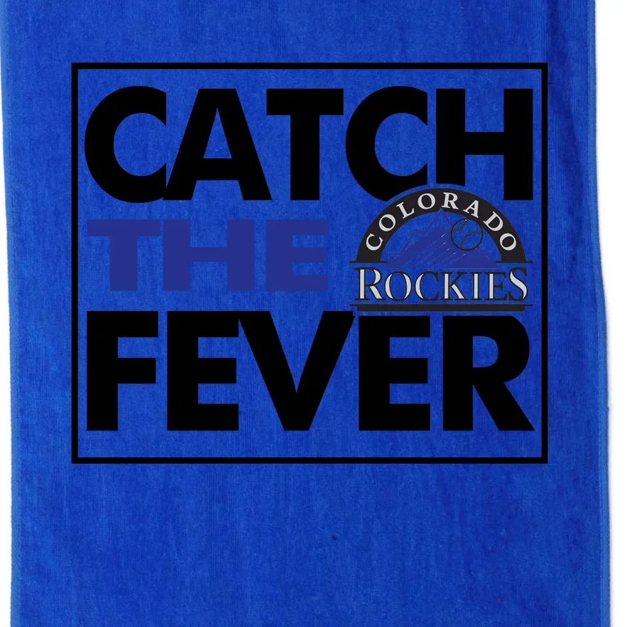 Catch The Fever Rockies Platinum Collection Golf Towel