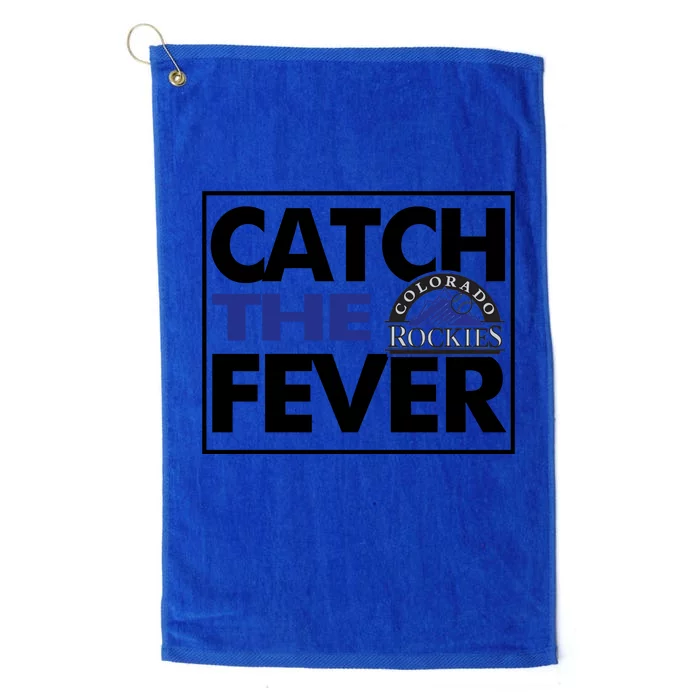 Catch The Fever Rockies Platinum Collection Golf Towel