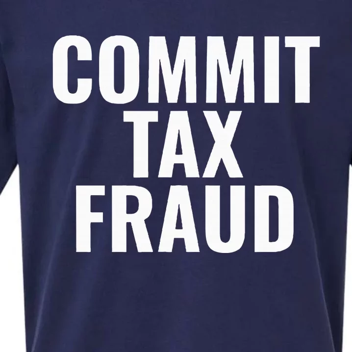 Commit Tax Fraud Sueded Cloud Jersey T-Shirt