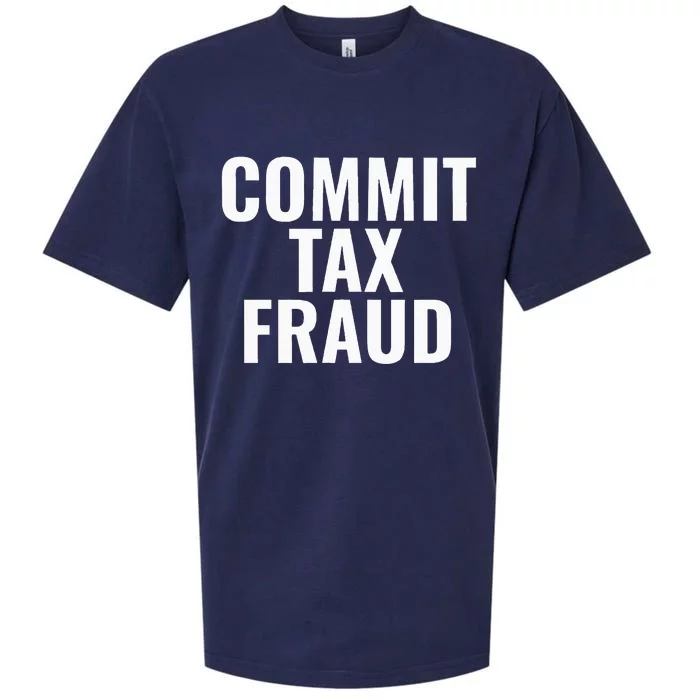 Commit Tax Fraud Sueded Cloud Jersey T-Shirt