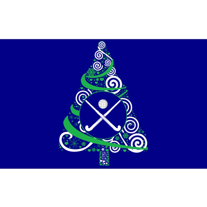 Christmas Tree Funny Cool Hockey Christmas Funny Gift Sports Gift Bumper Sticker