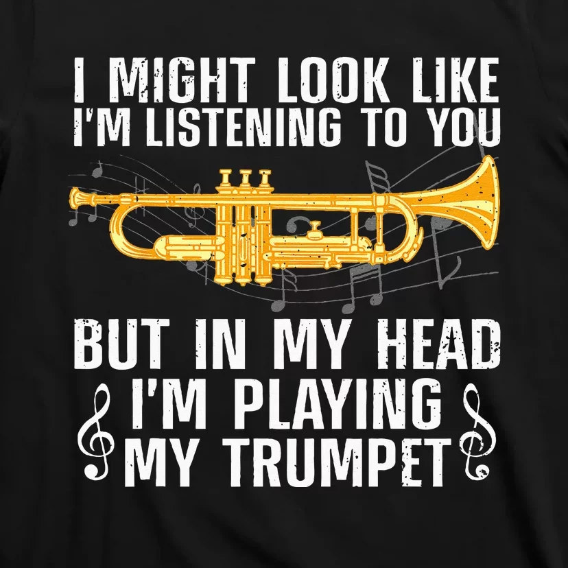 Cool Trumpet For Men Women Trumpet Player Marching Band Geek T-Shirt