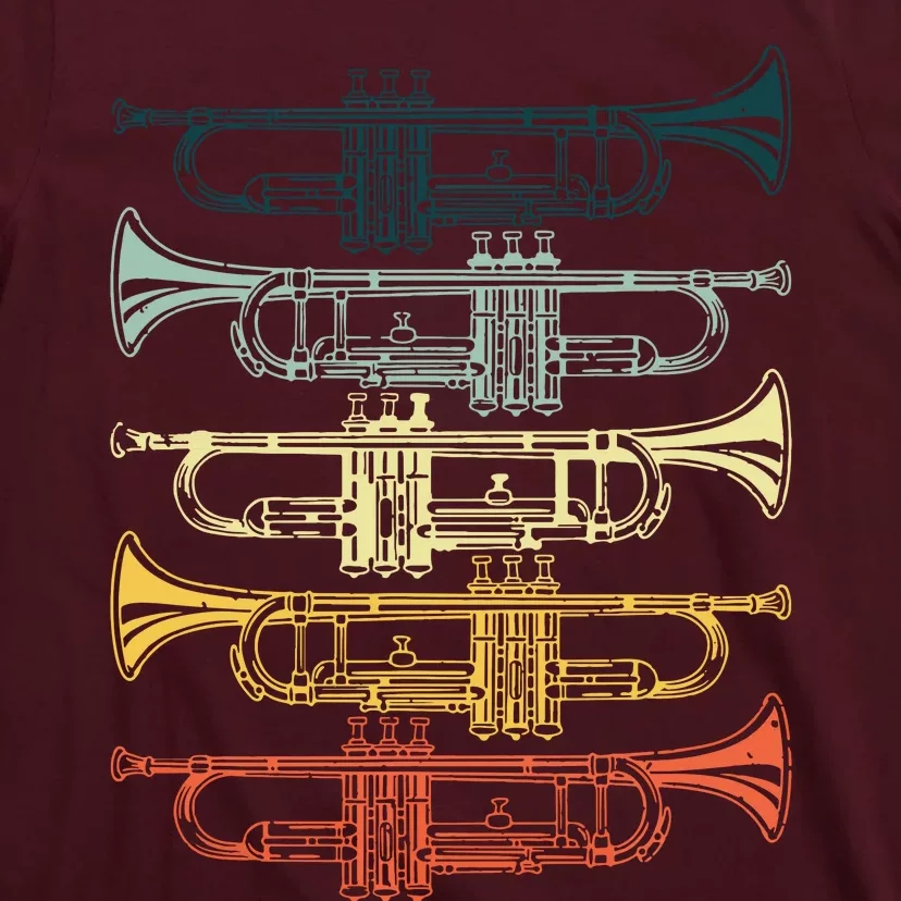 Cool Trumpet For Men Women Marching Band Musician Jazz Music T-Shirt