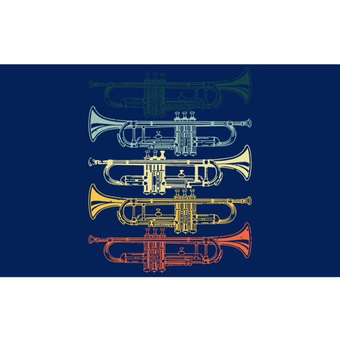 Cool Trumpet For Men Women Marching Band Musician Jazz Music Bumper Sticker