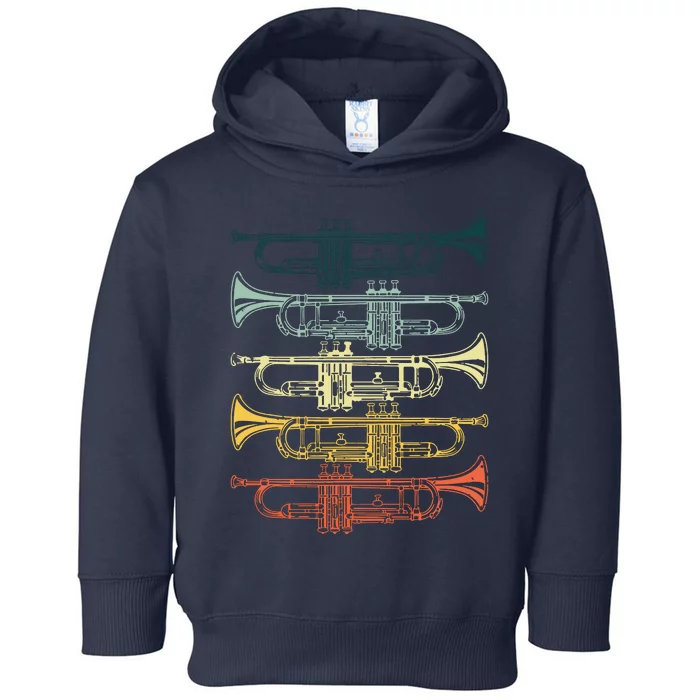 Cool Trumpet For Men Women Marching Band Musician Jazz Music Toddler Hoodie