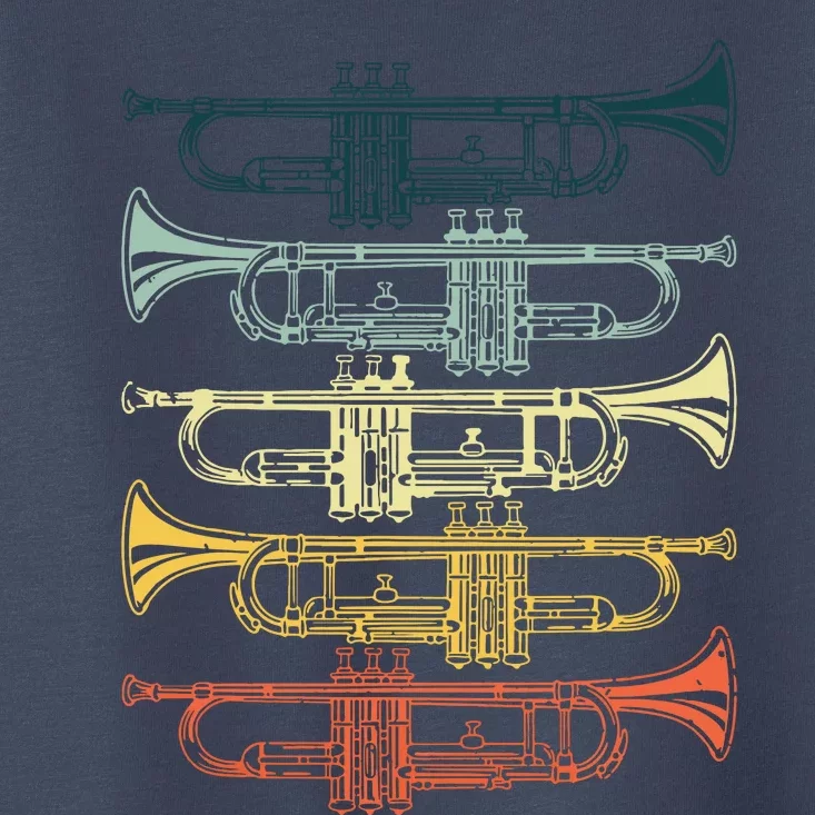 Cool Trumpet For Men Women Marching Band Musician Jazz Music Toddler T-Shirt