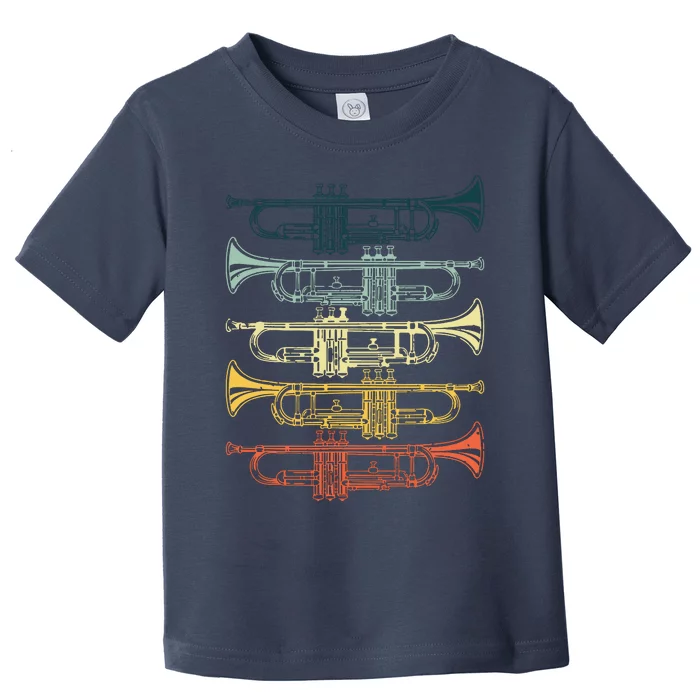 Cool Trumpet For Men Women Marching Band Musician Jazz Music Toddler T-Shirt