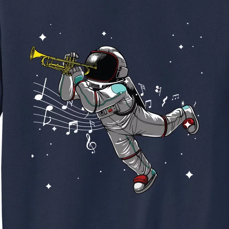 Cool Trumpet For Men Women Astronaut Trumpet Player Musician Sweatshirt