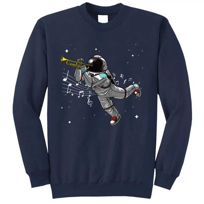 Cool Trumpet For Men Women Astronaut Trumpet Player Musician Sweatshirt