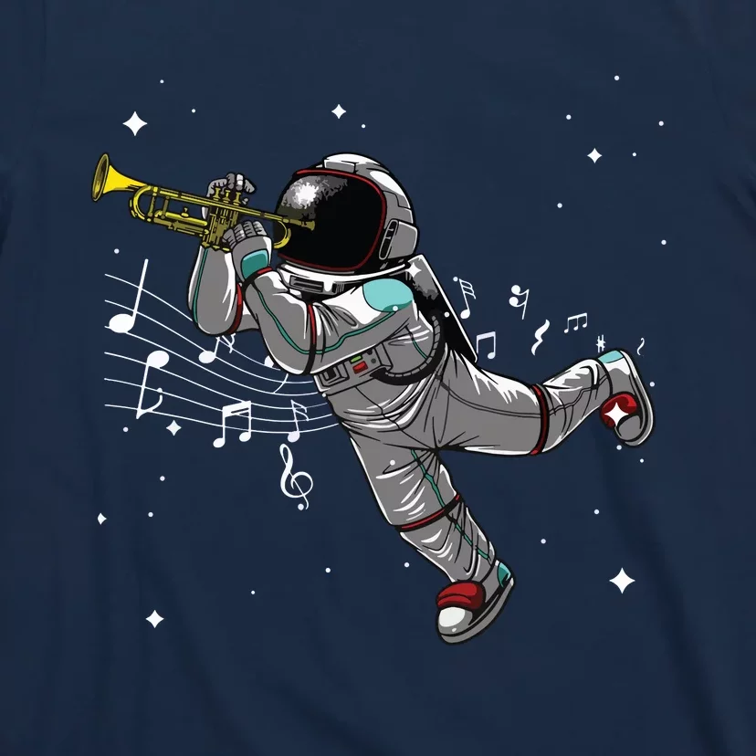 Cool Trumpet For Men Women Astronaut Trumpet Player Musician T-Shirt