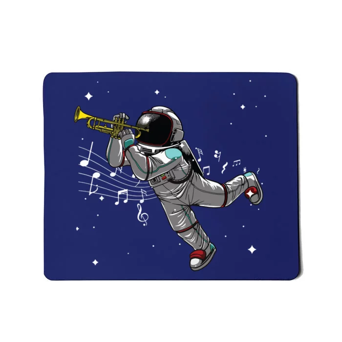 Cool Trumpet For Men Women Astronaut Trumpet Player Musician Mousepad