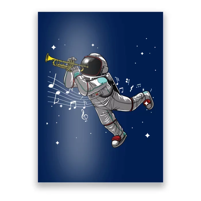 Cool Trumpet For Men Women Astronaut Trumpet Player Musician Poster