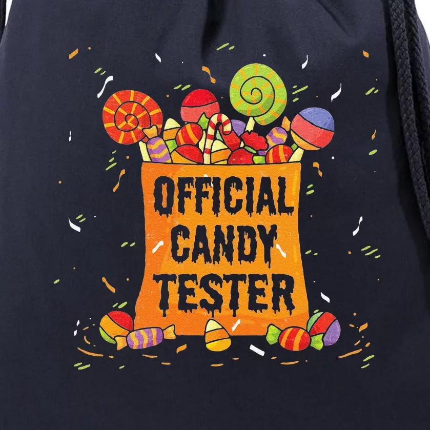 Candy Tester Funny Trick Or Treat Halloween Costume Drawstring Bag