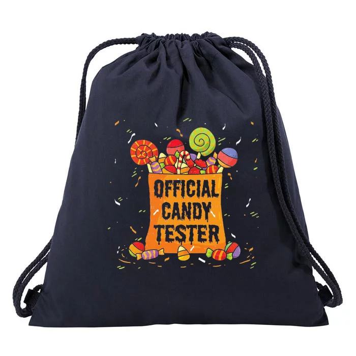 Candy Tester Funny Trick Or Treat Halloween Costume Drawstring Bag