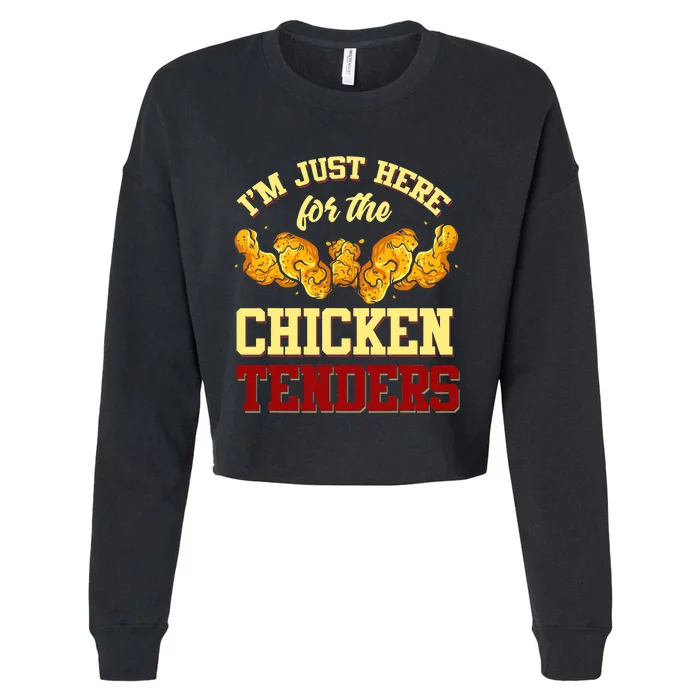 Chicken Tenders Fried Chicken Lover Chicken Tenders Cropped Pullover Crew