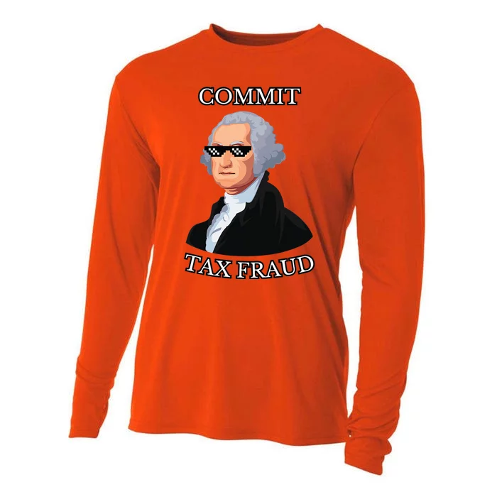 Commit Tax Fraud Cooling Performance Long Sleeve Crew