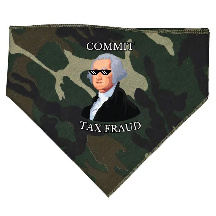 Commit Tax Fraud USA-Made Doggie Bandana