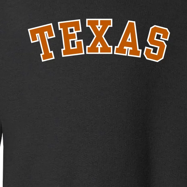 Cute Texas Fan Toddler Sweatshirt