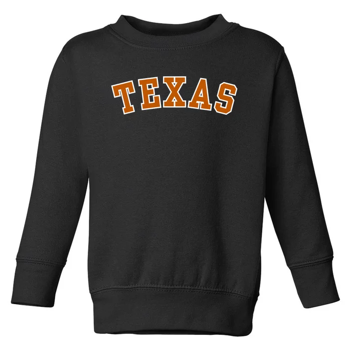 Cute Texas Fan Toddler Sweatshirt