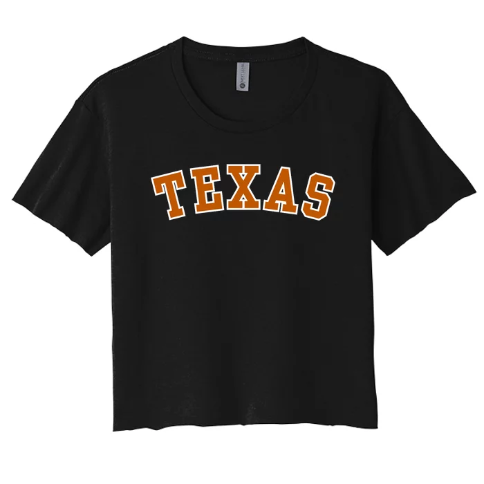 Cute Texas Fan Women's Crop Top Tee