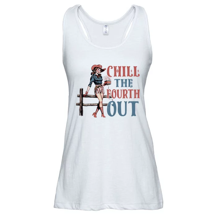 Chill The Fourth Out American Girl Ladies Essential Flowy Tank