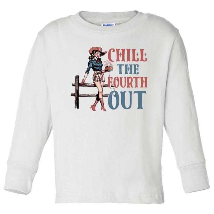 Chill The Fourth Out American Girl Toddler Long Sleeve Shirt