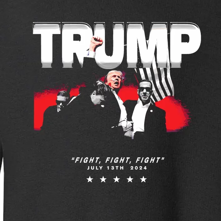 Ctespn Trump Fight Fight Fight July 13th 2024 Toddler Sweatshirt