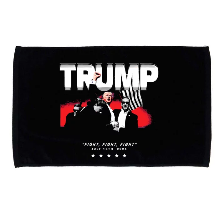 Ctespn Trump Fight Fight Fight July 13th 2024 Microfiber Hand Towel