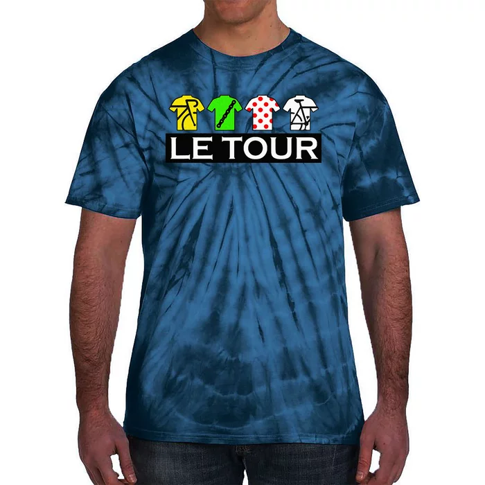 Cycling Tour Fan  Cycling Fan Tie-Dye T-Shirt