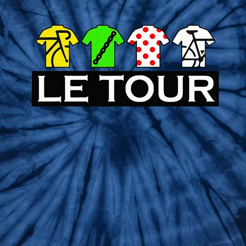 Cycling Tour Fan  Cycling Fan Tie-Dye T-Shirt