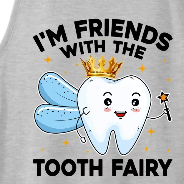 Cool Tooth Fairy Oral Dentist Dental Assistant Gift Ladies Tri-Blend Wicking Tank