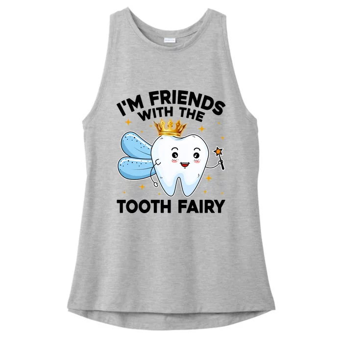 Cool Tooth Fairy Oral Dentist Dental Assistant Gift Ladies Tri-Blend Wicking Tank