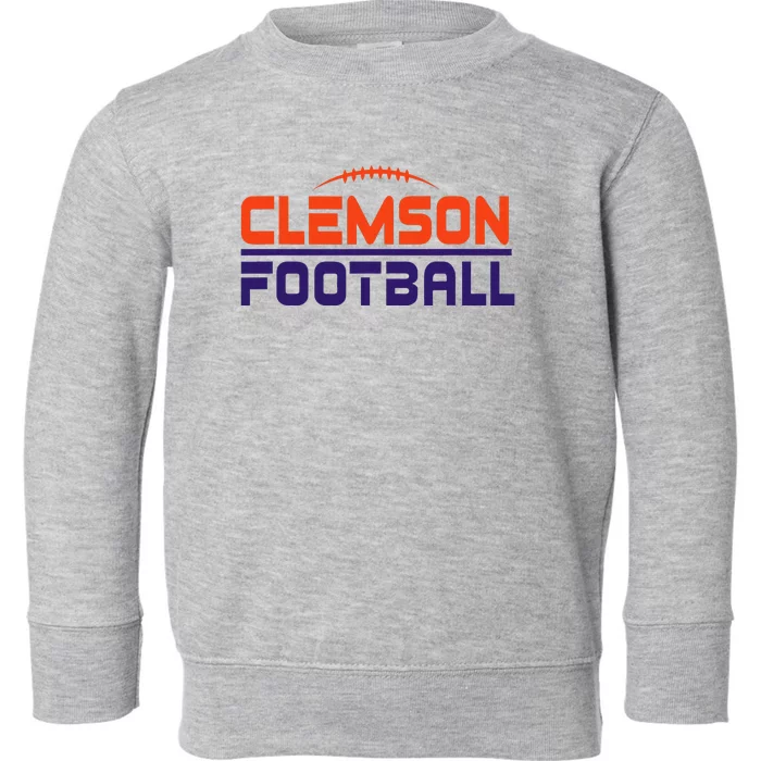 C.L.E.M.S.O.N. Ti.G.E.R. Football Scramble Toddler Sweatshirt