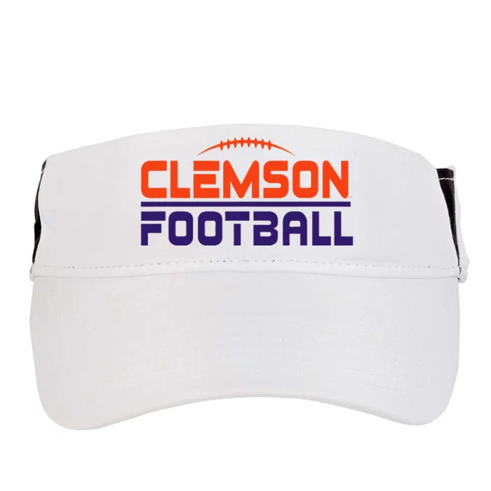 C.L.E.M.S.O.N. Ti.G.E.R. Football Scramble Adult Drive Performance Visor