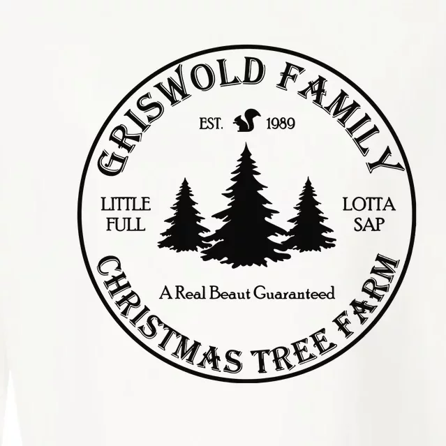 Christmas Tree Farm Griswold Cropped Pullover Crew