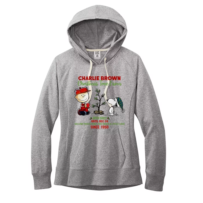 Christmas Tree Farm Open Daily Until Dec 24 Selling Since 1950 Women's Fleece Hoodie